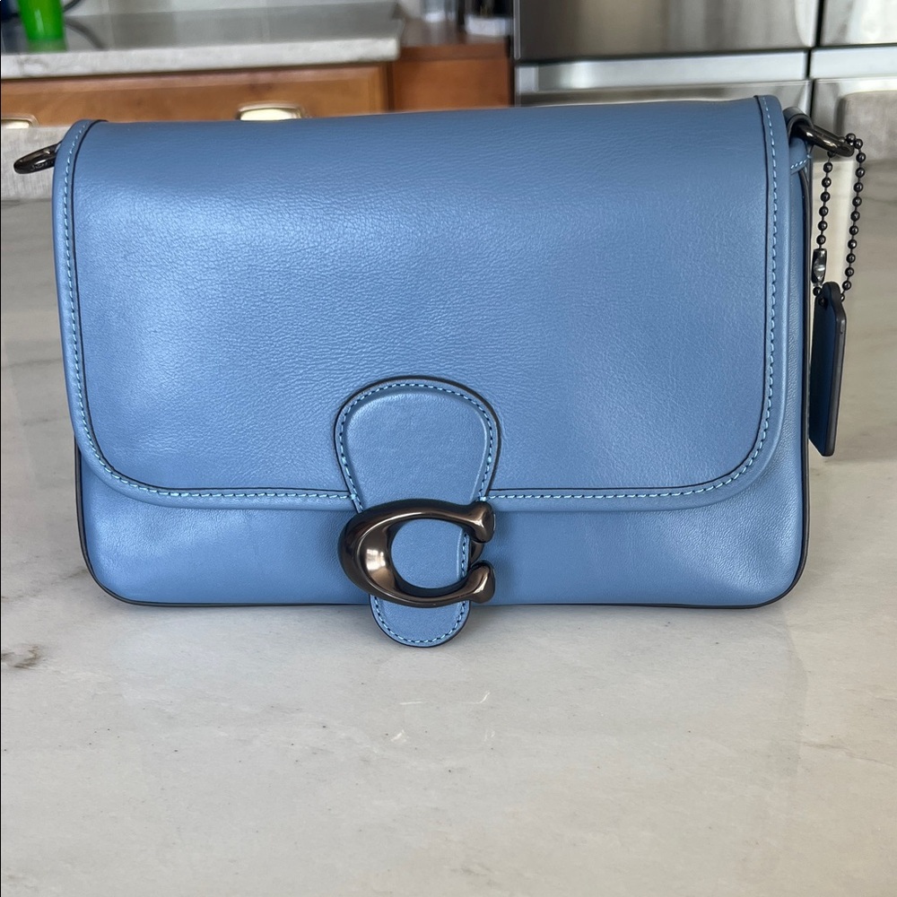 Coach Soft Tabby Shoulder Bag Blue